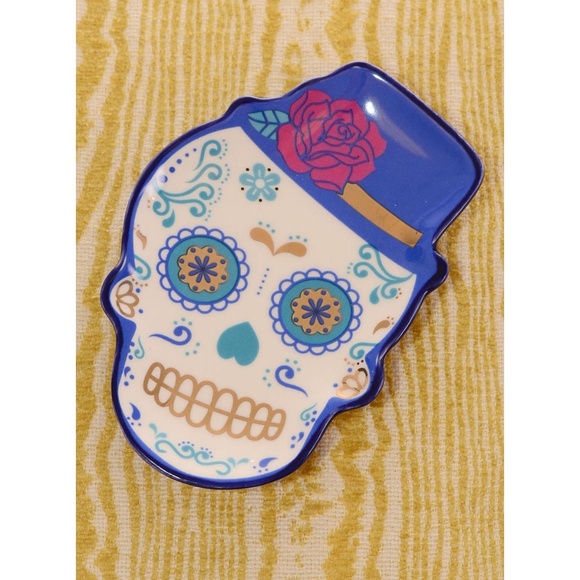 NEW Mr. Macabre Sugar Skull Trinket Tray - Picture 3 of 4